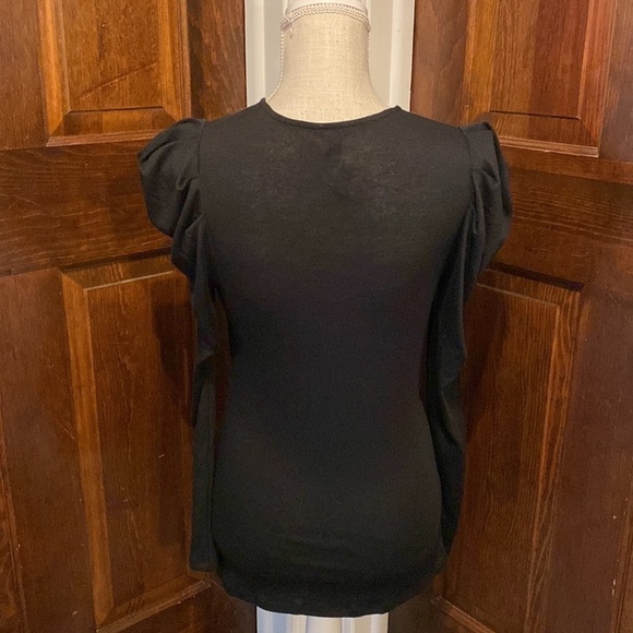 Ann Taylor Long Sleeve Crossover Top - Picture 4 of 6